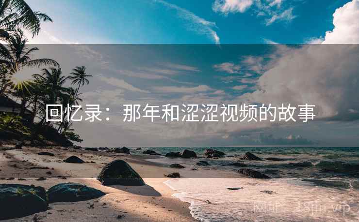 回忆录：那年和涩涩视频的故事